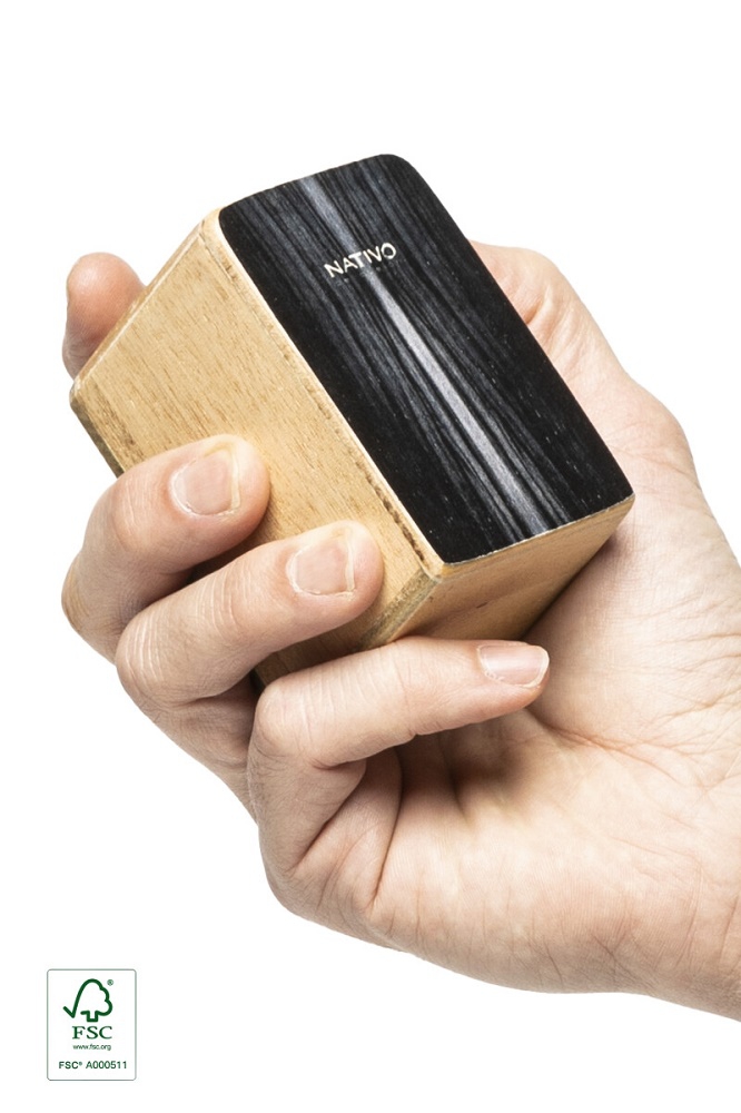Nativo Mini-Cajon-Shaker Schwarz