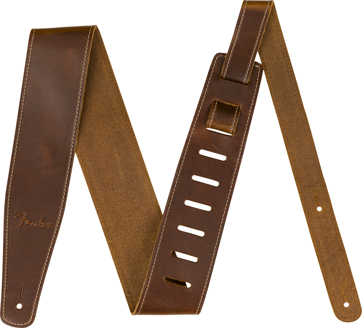 Fender Gurt Broken-in Leather Strap Tan