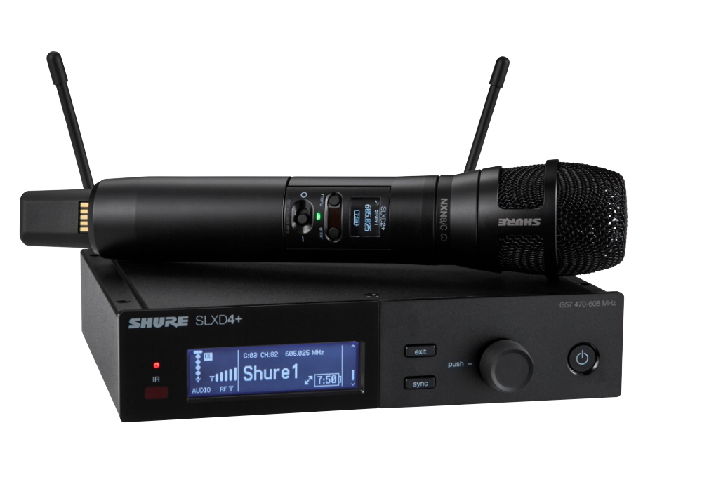Shure SLXD24+E - G65 - Handsendersystem, Nexerdyne 8 C