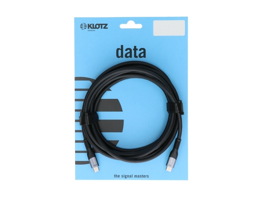 Klotz USB 3.2 super Speed Kabel 0,5m - USB C - USB C