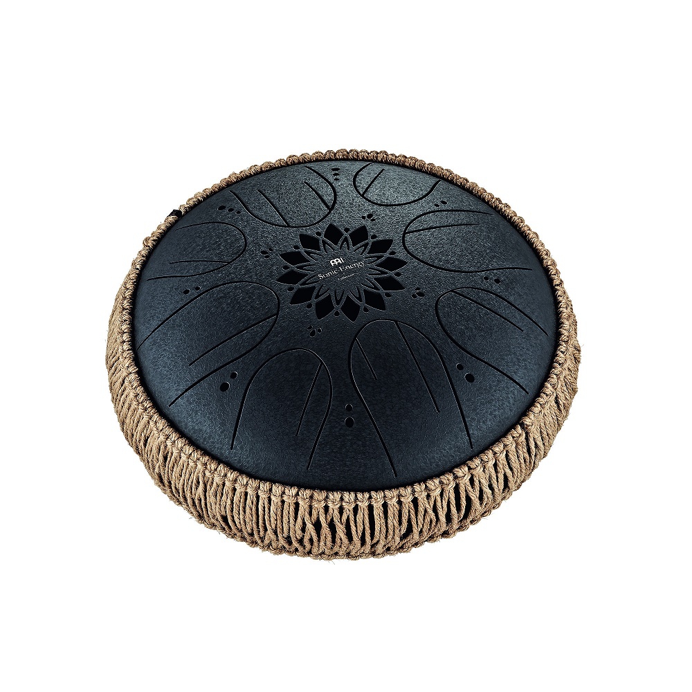 Meinl Sonic Energy Medium Octave Steel Tongue Drum Schwarz H Moll
