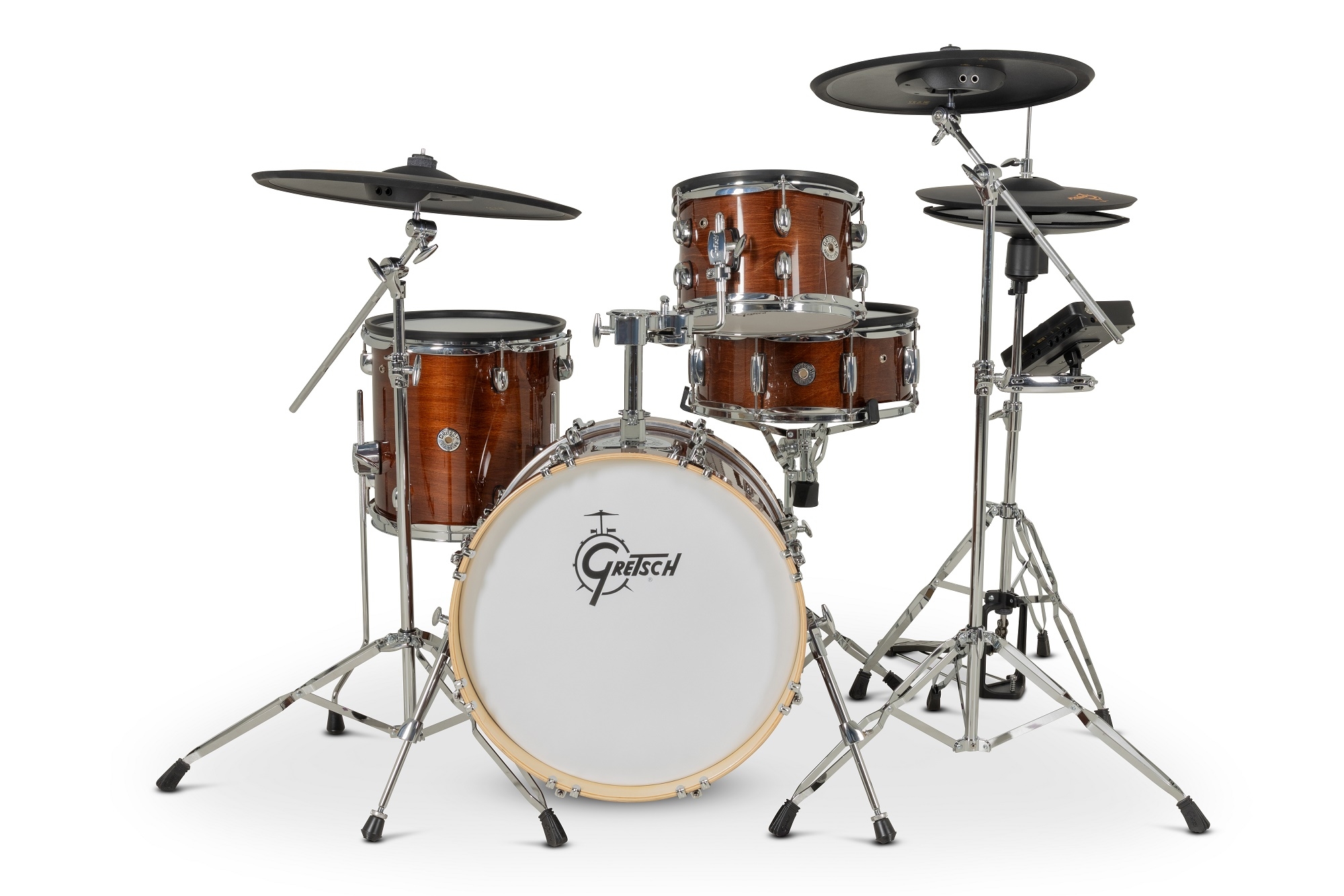 Gretsch Catalina Evo 4pc E-Drum Set Walnut Glaze