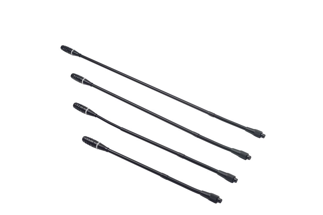 Vissonic VIS-M485 Schwanenhalsmikrofon 485 mm, Elektretkondensator Mikrofonkapsel (Niere), mehrschichtiger Mikrofongrill, vibrationsisolierte Aufhängung