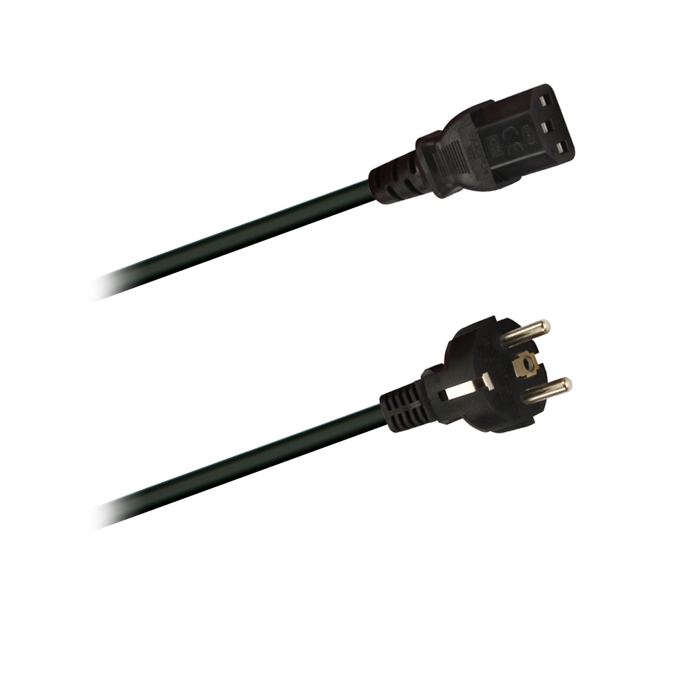 DREITEC Euro Netzkabel 3m