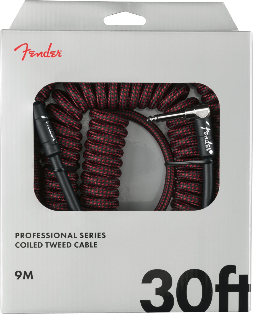 Fender Kabel Professional Coil Red Tweed