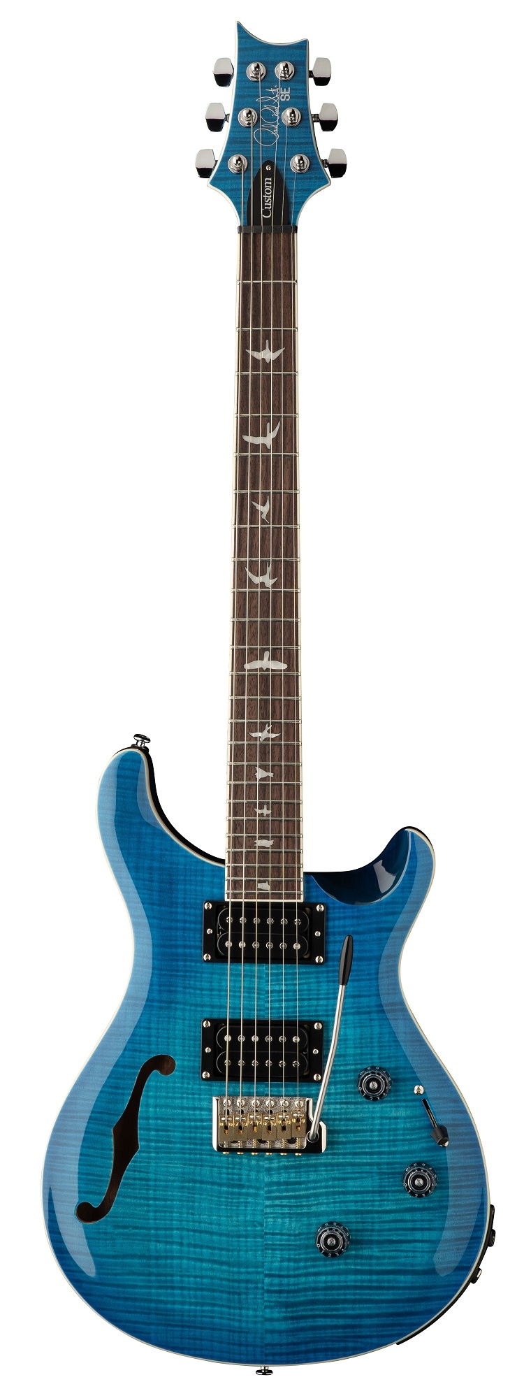 PRS SE Custom 24 Semi-Hollow Piezo Lake Blue