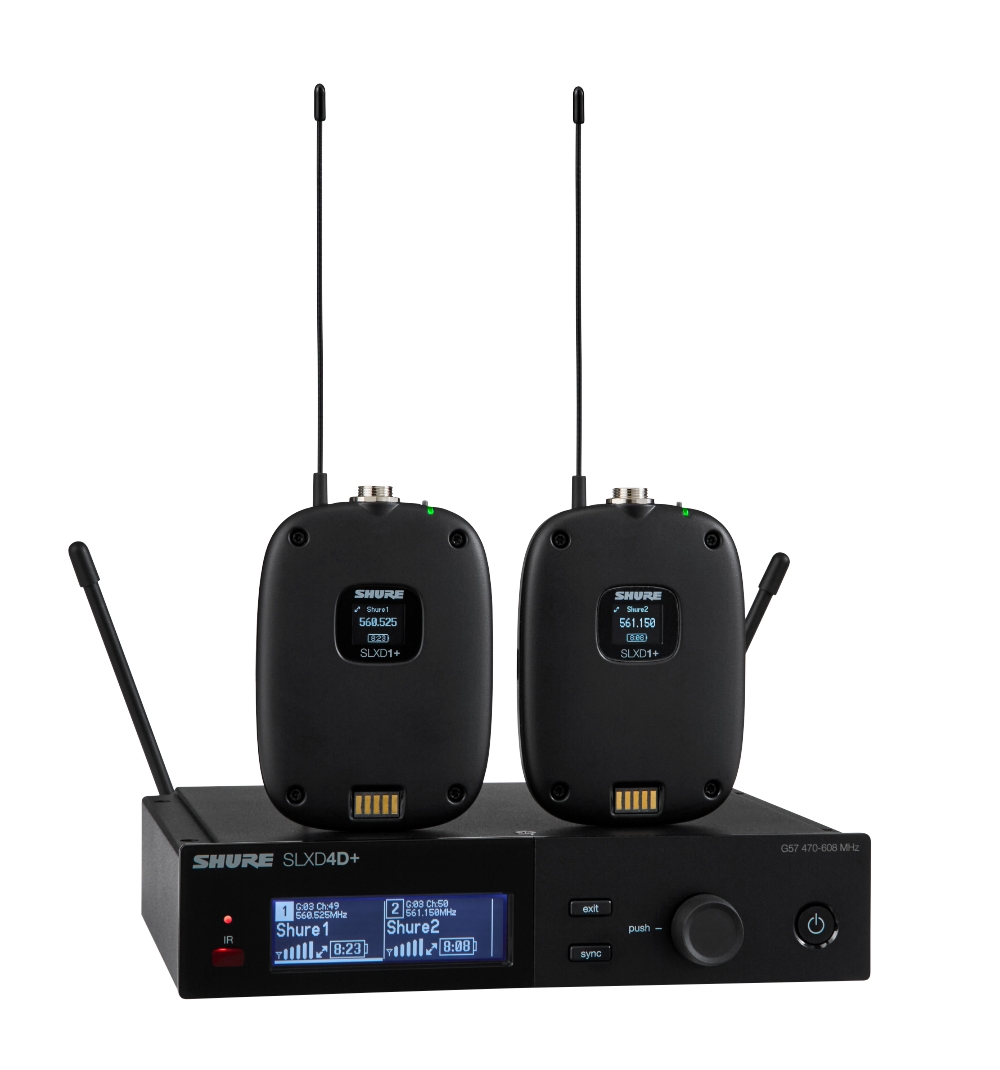 Shure SLXD14D+E - G65 - Dual Taschensendersystem