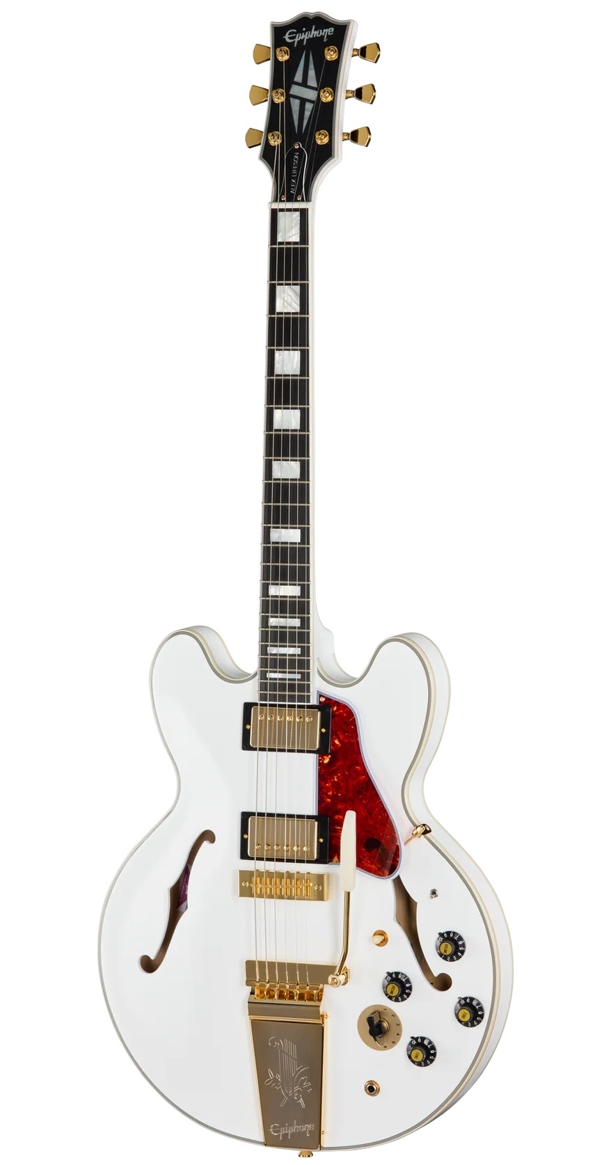 Epiphone Alex Lifeson 1976 ES-355 Reissue Alpine White