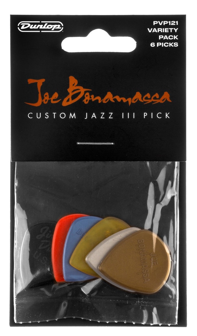 Dunlop Pick Joe Bonamassa Custom Jazz III - 6 Plektren