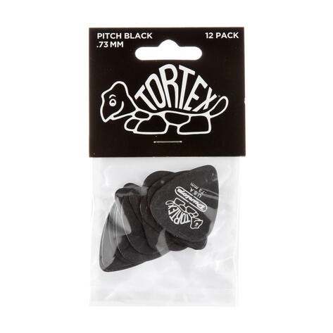 Dunlop Tortex Pitch Black Standard Player's Pack .73