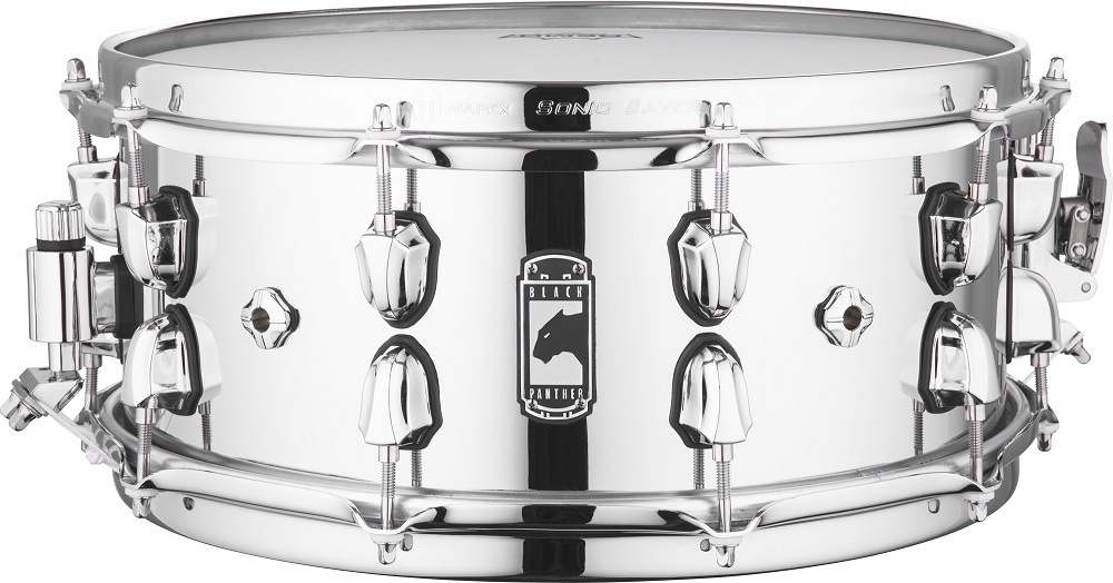 Mapex Black Panther Snare, 14x6 Cyrus Steel