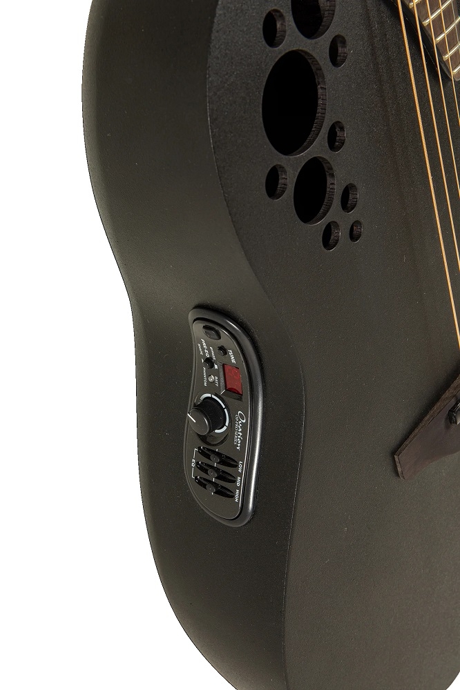 Ovation Pro Series Elite 2078TX-5-G Black Textured Deep Contour