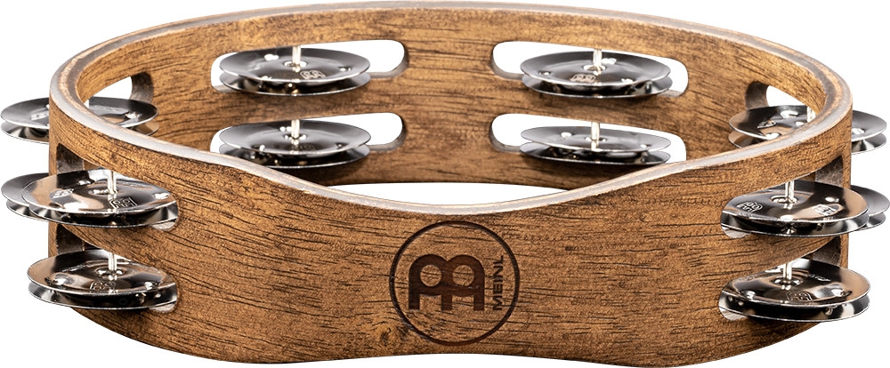 MEINL Percussion Compact Wood Series Tambourine 8"