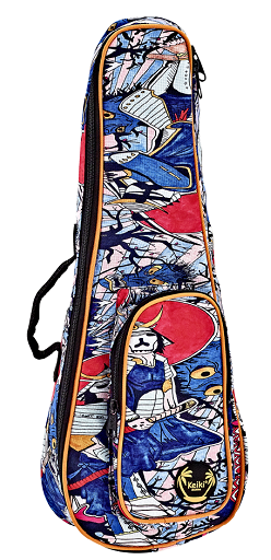 Ortega Keiki Gigbag für Sopran Ukulele samurai