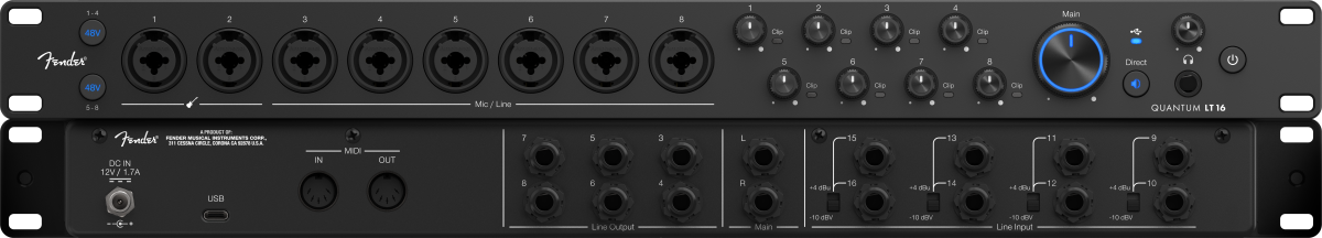 Fender Quantum LT 16 USB-C Audio Interface