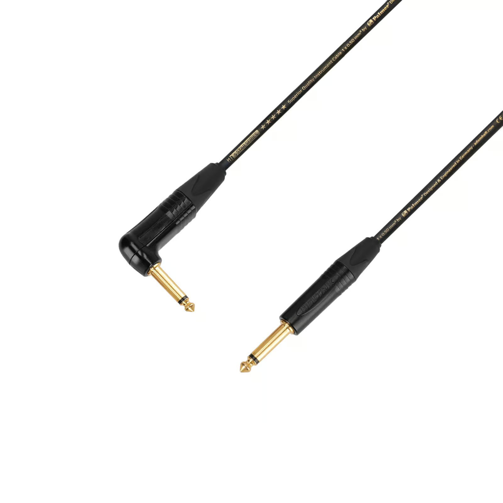 Adam Hall 5-Star Instrumenten-Kabel 3m Neutrik winkel