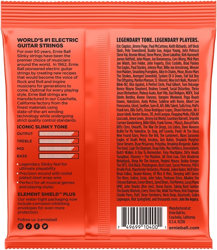 Ernie Ball 7-String Skinny Top Heavy Bottom 10-62