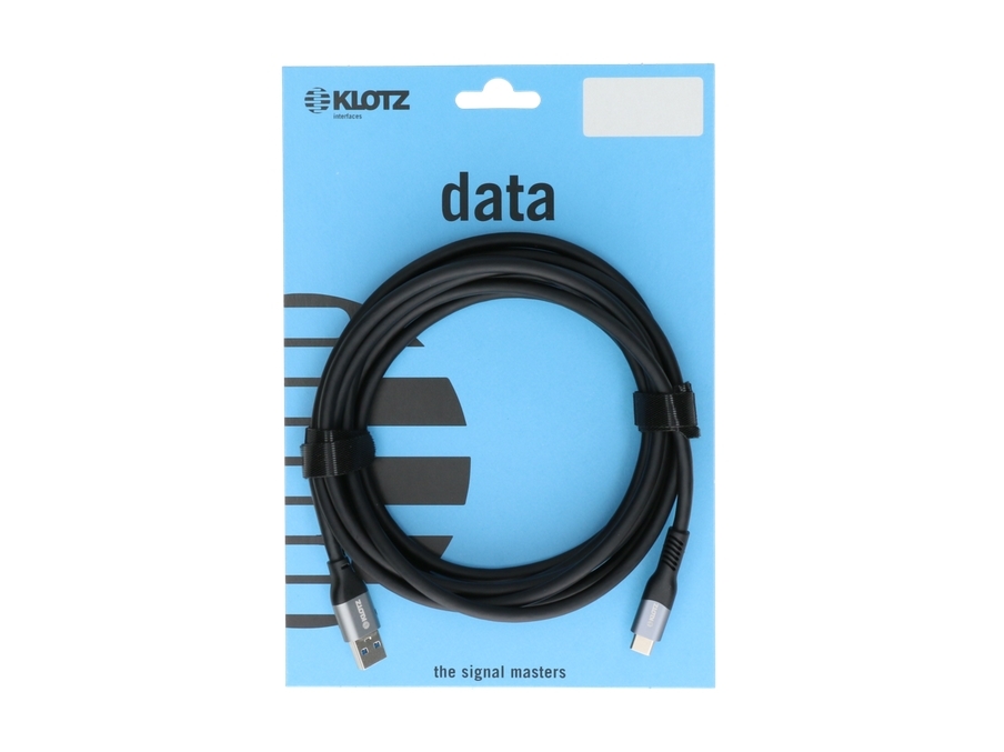 Klotz USB 3.1 super Speed Kabel 1m - USB A - USB C