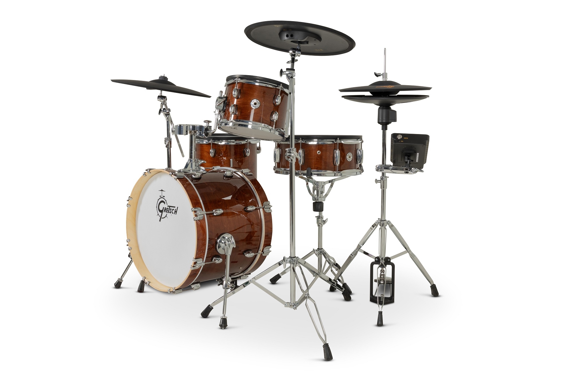 Gretsch Catalina Evo 4pc E-Drum Set Walnut Glaze