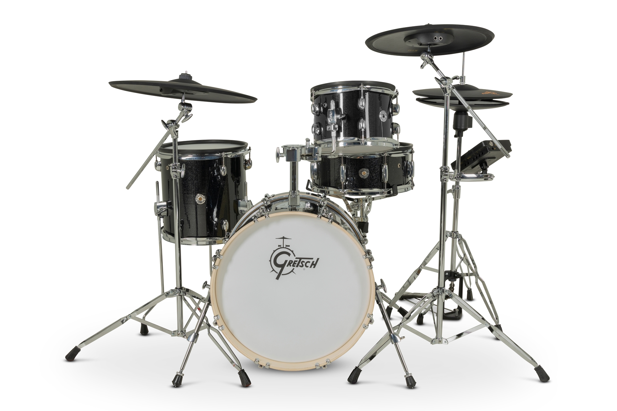 Gretsch Catalina Evo 4pc E-Drum Set Black Sparkle