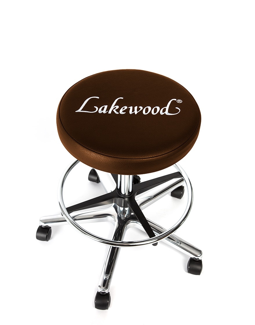 Lakewood Gitarrenhocker braun Echtleder