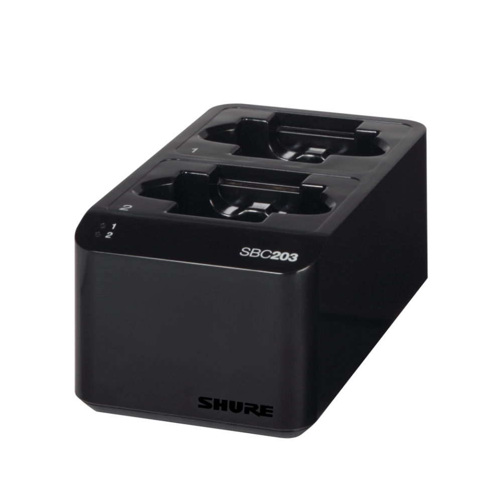 Shure SBC203 2-Weg Docking Station mit Netzteil für SLXD