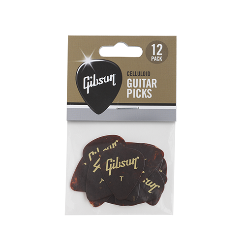 Gibson Pick Standard Style Thin Tortoise 12 Pack