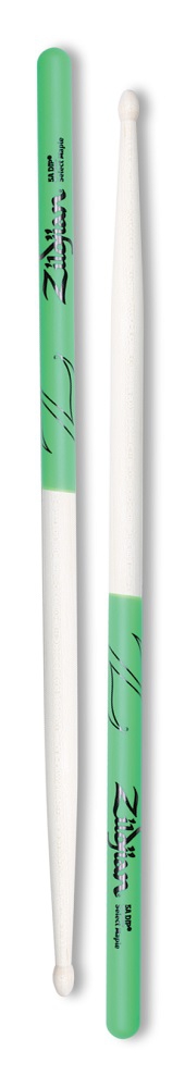 Zildjian Drum Sticks 5A Dip Green