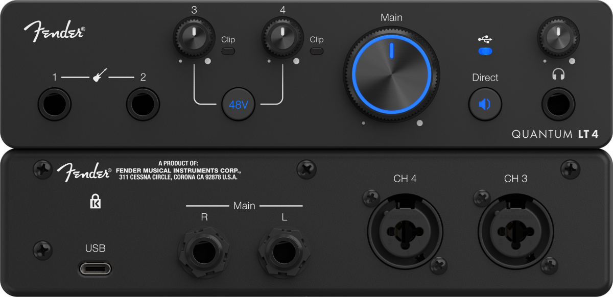 Fender Quantum LT 4 USB-C Audio Interface