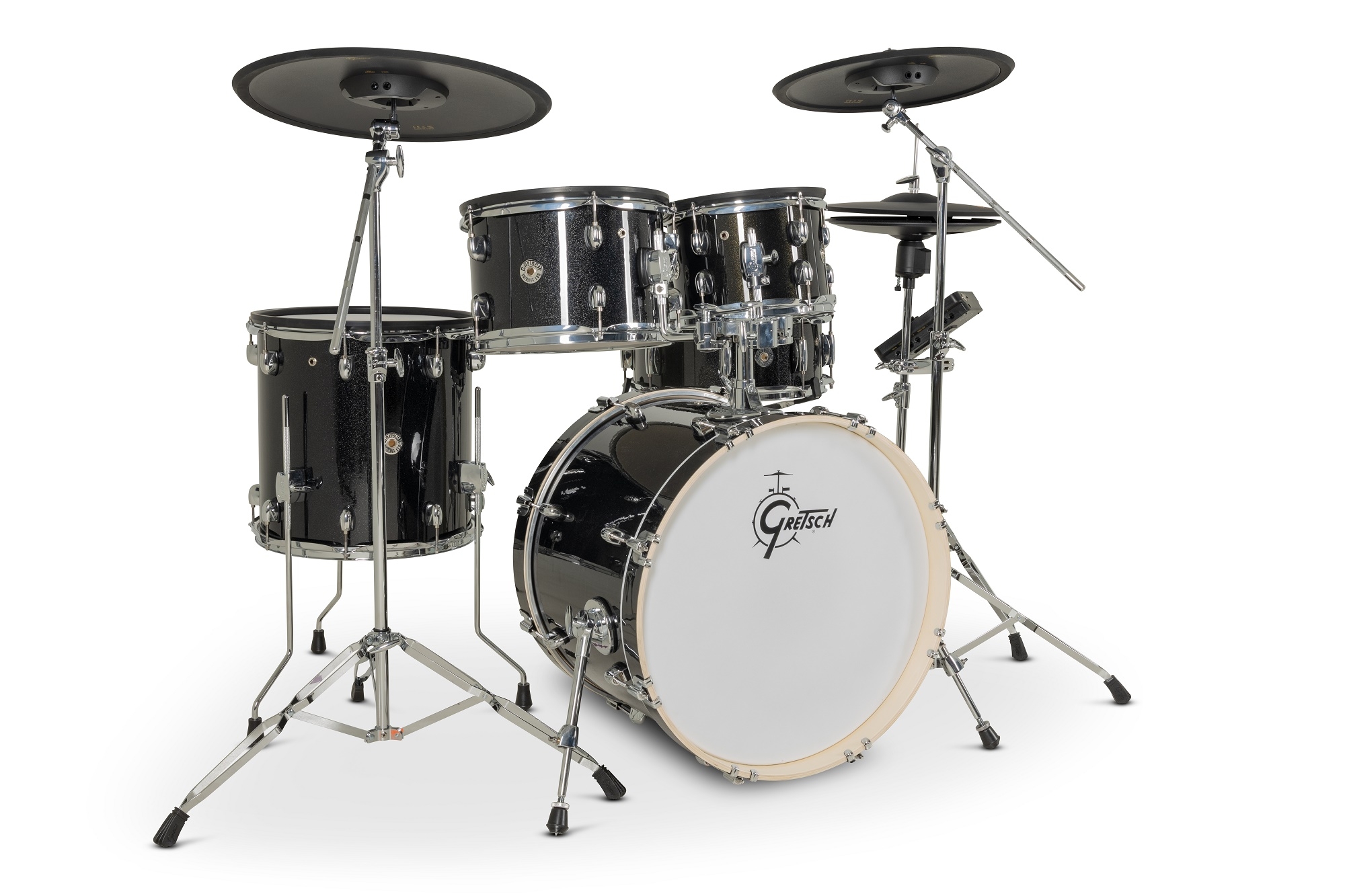 Gretsch Catalina Evo 5pc E-Drum Set Black Sparkle