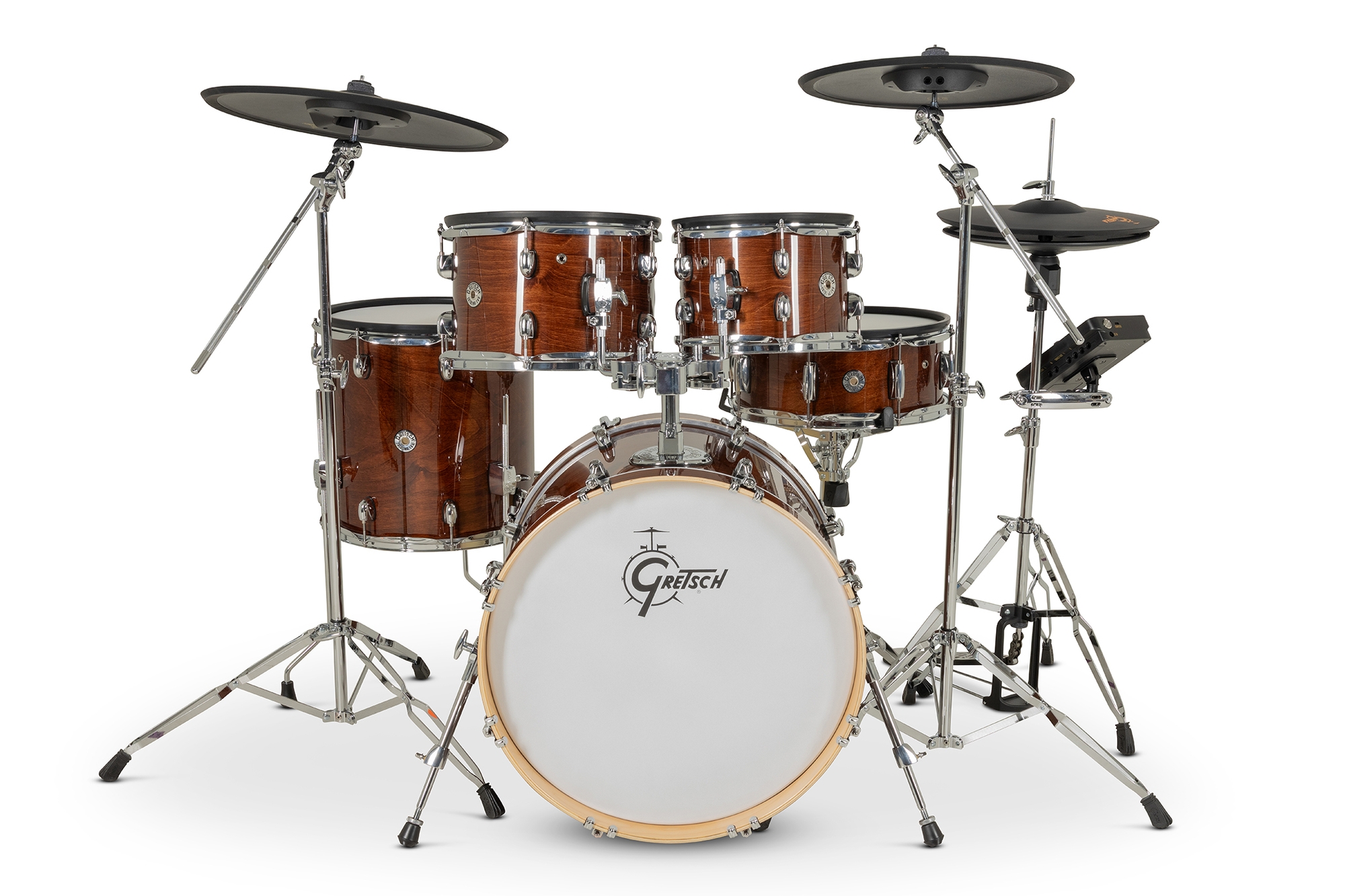 Gretsch Catalina Evo 5pc E-Drum Set Walnut Glaze