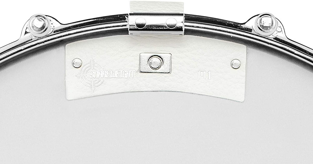Snareweight M1b white Magnetic Drum Damper, Leder