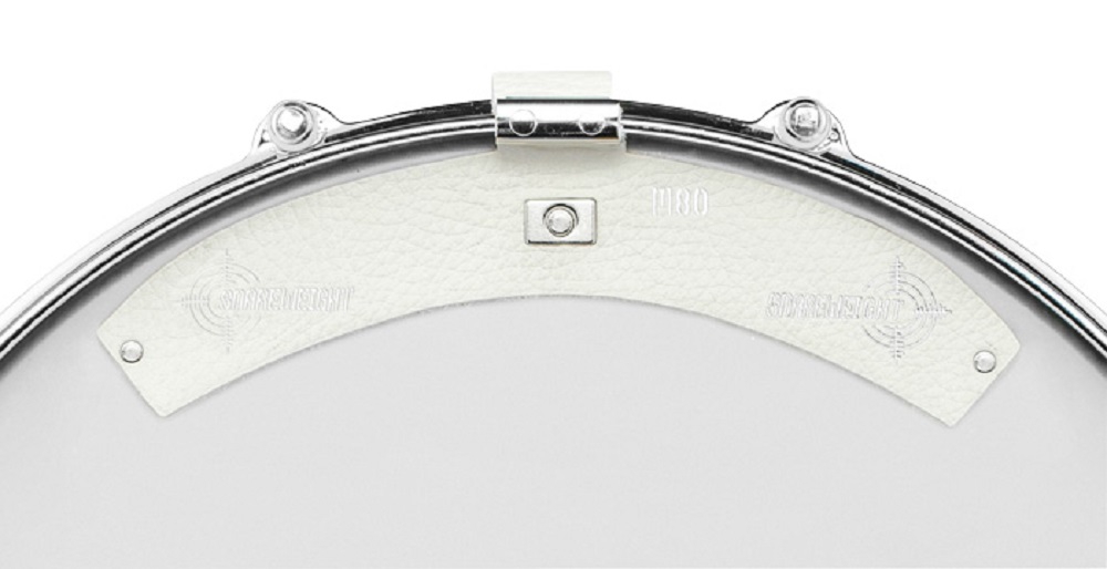 Snareweight M80 white Magnetic Drum Damper, Leder