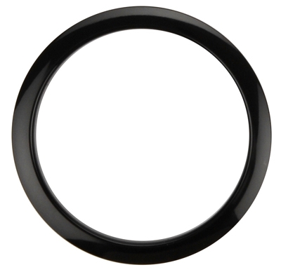 Bass Drum O's 5" black round HBL5