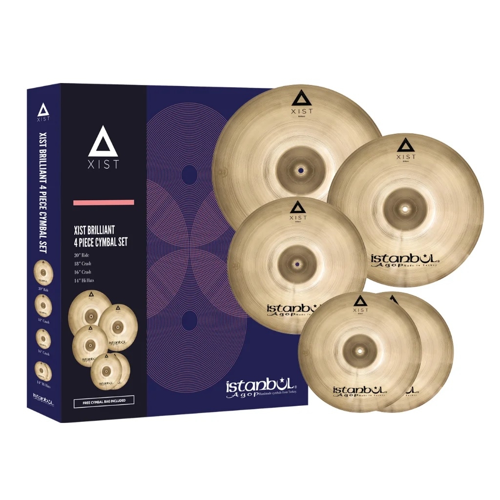 Istanbul Agop 14/16/18/20 XIST Cymbalset Brilliant