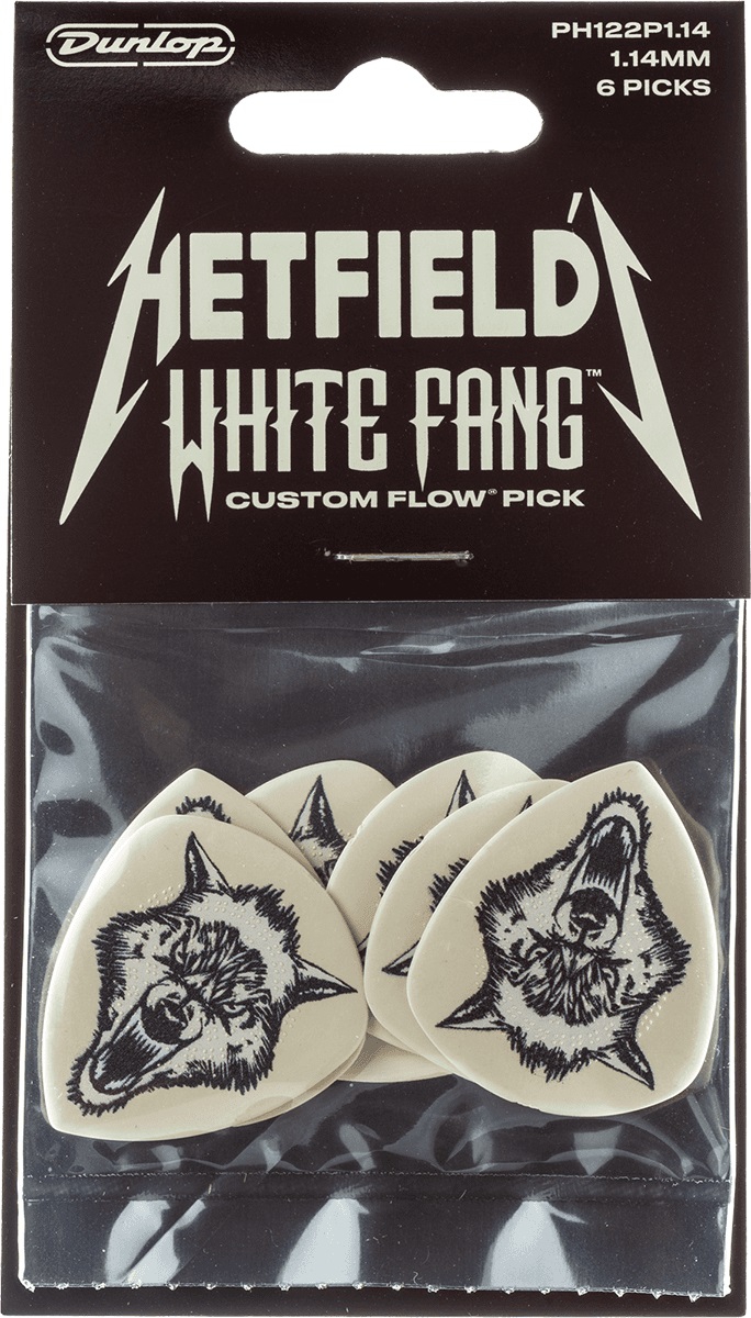 Dunlop Hetfield White Fang 1.14 mm, Player's Pack