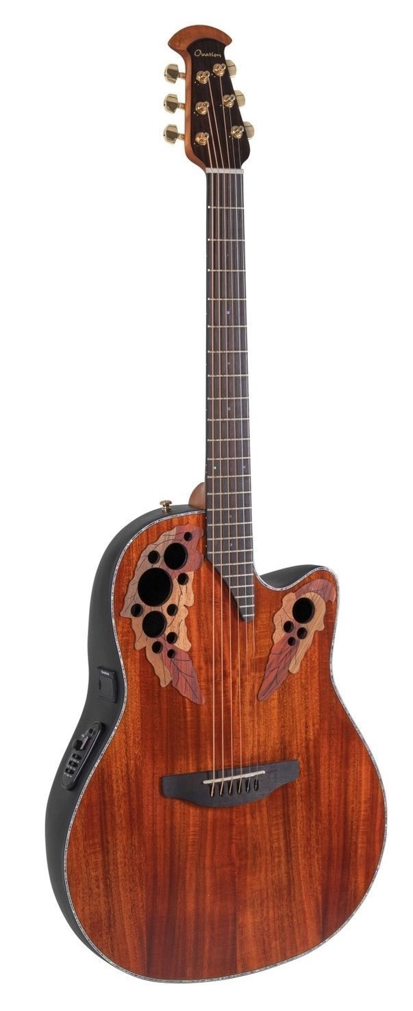 Ovation Celebrity Elite Plus CE44P-FKOA-G Figured Koa