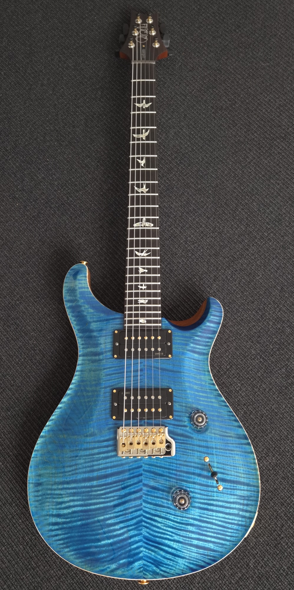 PRS Custom 24 Wood Library 10 Arctic Blue Limited Edition