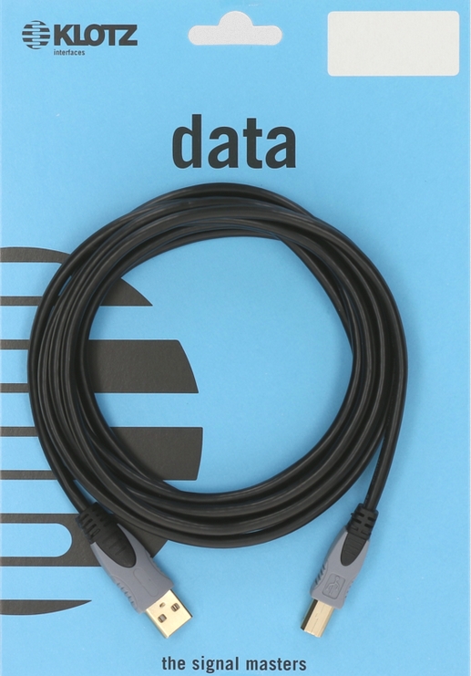 Klotz USB 2.0 high Speed Kabel 1,5m - USB A - USB B