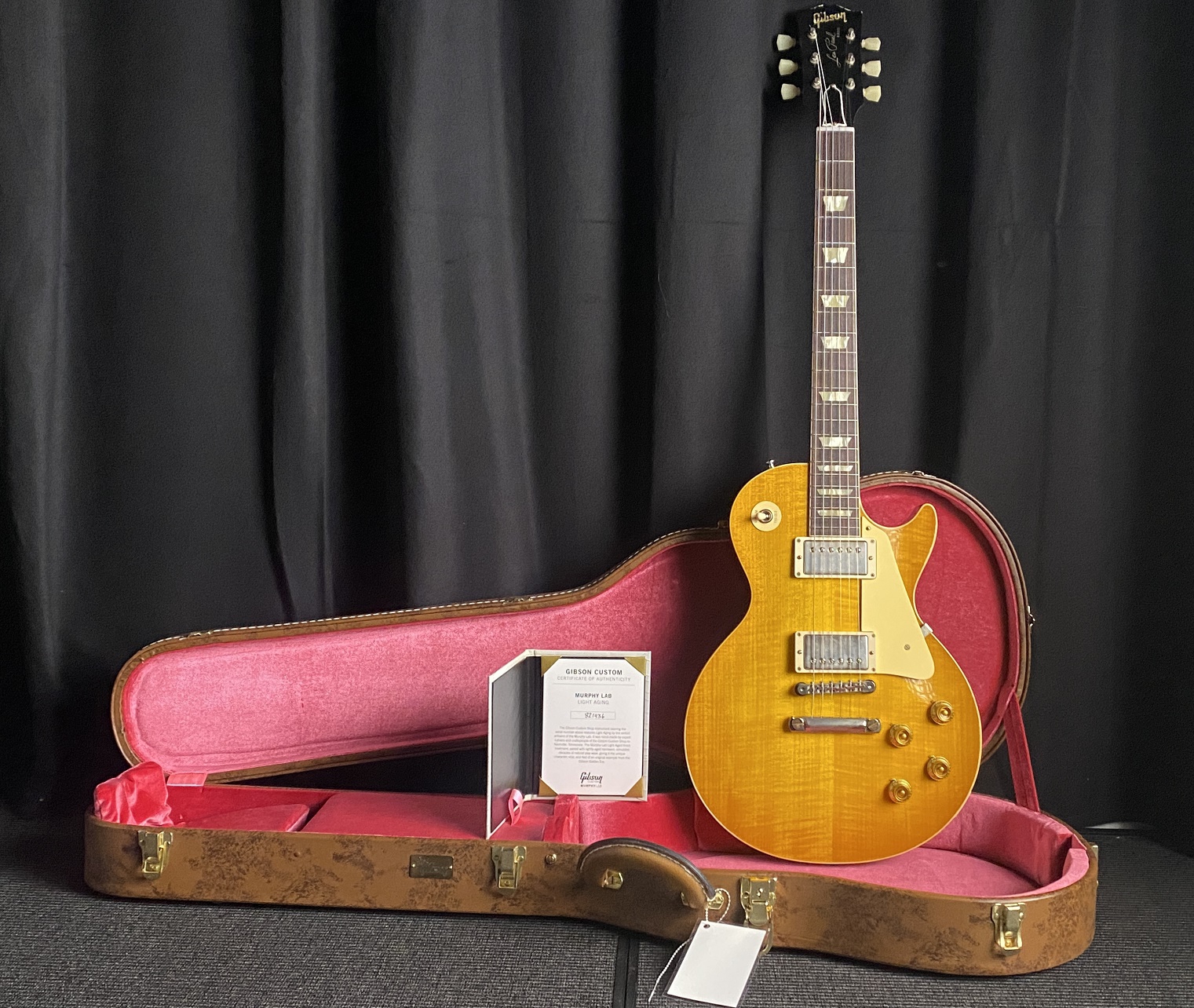 Gibson 1958 Les Paul Standard Murphy Lab Lemon Burst LA -Winter Special-