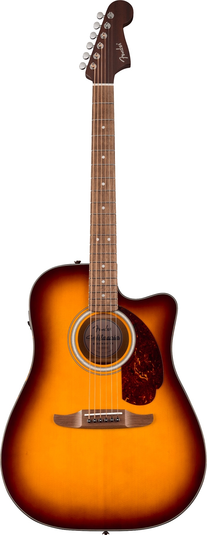Fender California Deluxe Redondo CE Honey Sunburst