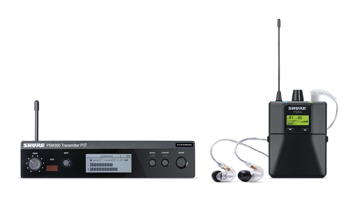 Shure PSM 300 Premium In-Ear Monitoring System mit  SE 215 Ohrhörer- Frequenz S8