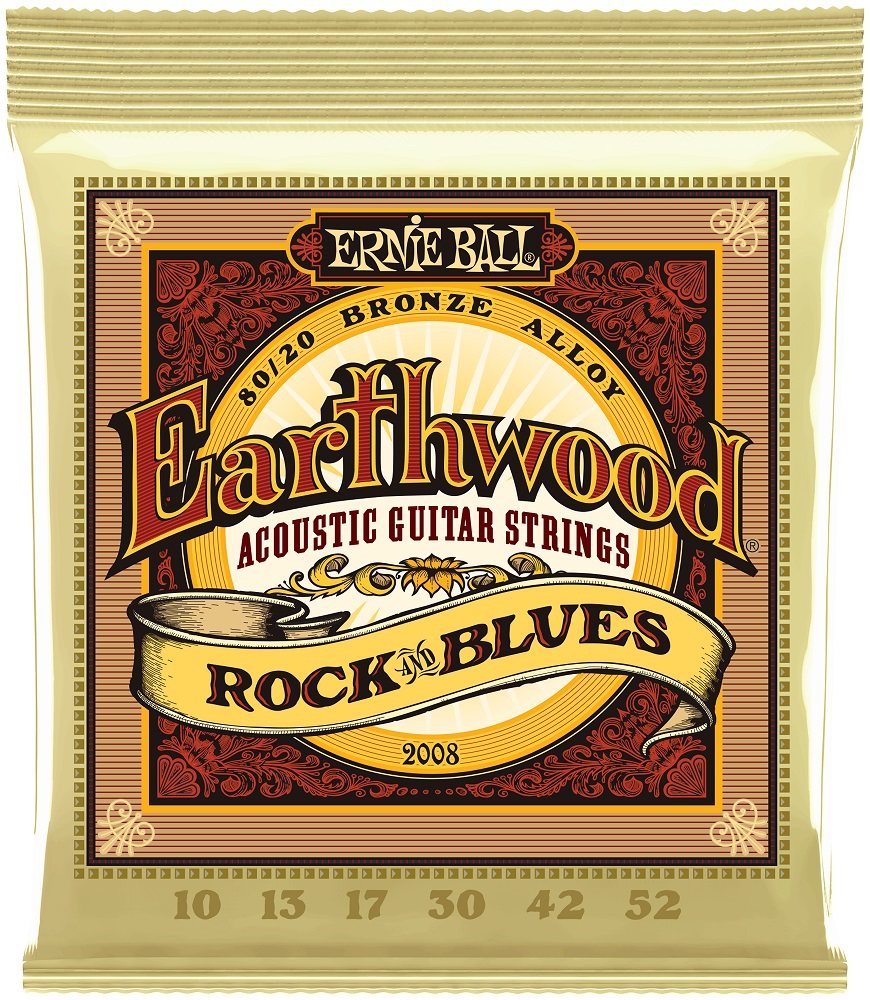 Ernie Ball Earthwood Bronze, Rock & Blues 10-52