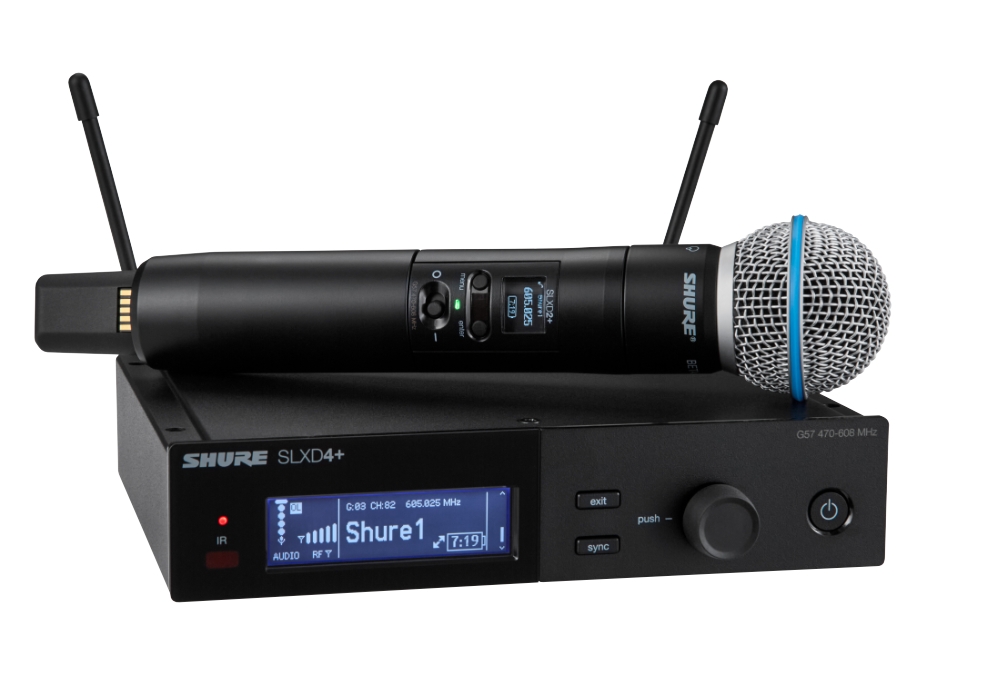 Shure SLXD24+E - G65 - Handsendersystem, Beta58A