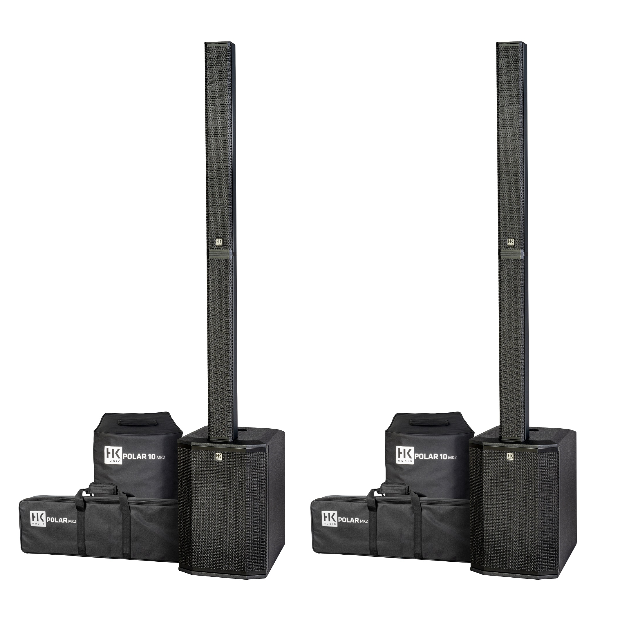 HK Audio POLAR 10 MK2 Stereo Bundle, Schwarz