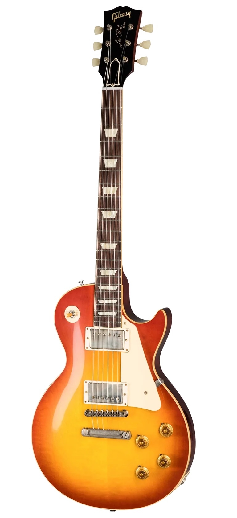 Gibson 1958 Les Paul Standard Washed Cherry Sunburst VOS