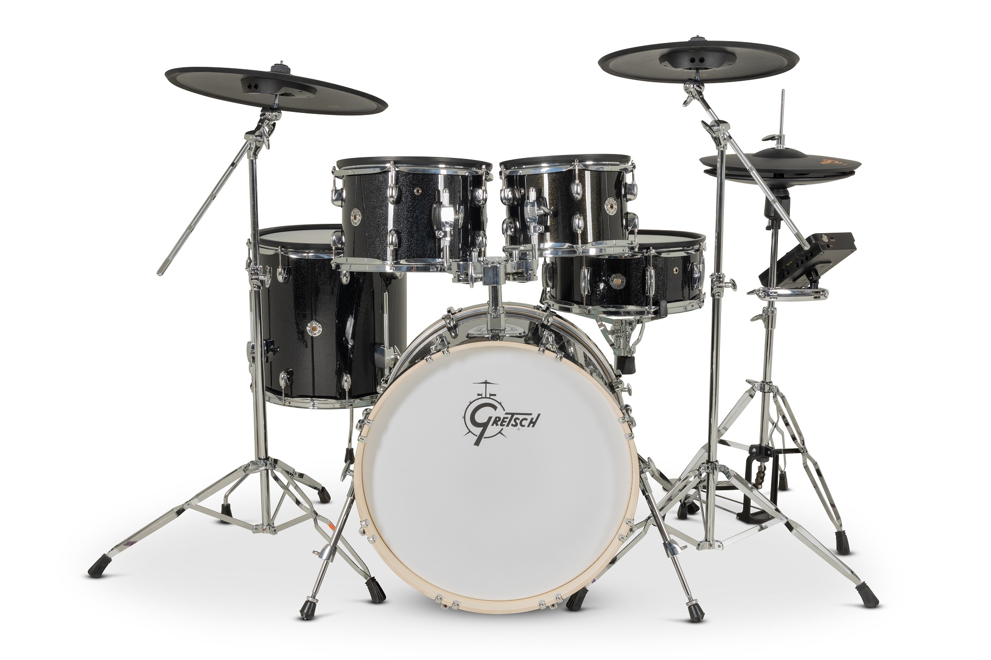 Gretsch Catalina Evo 5pc E-Drum Set Black Sparkle