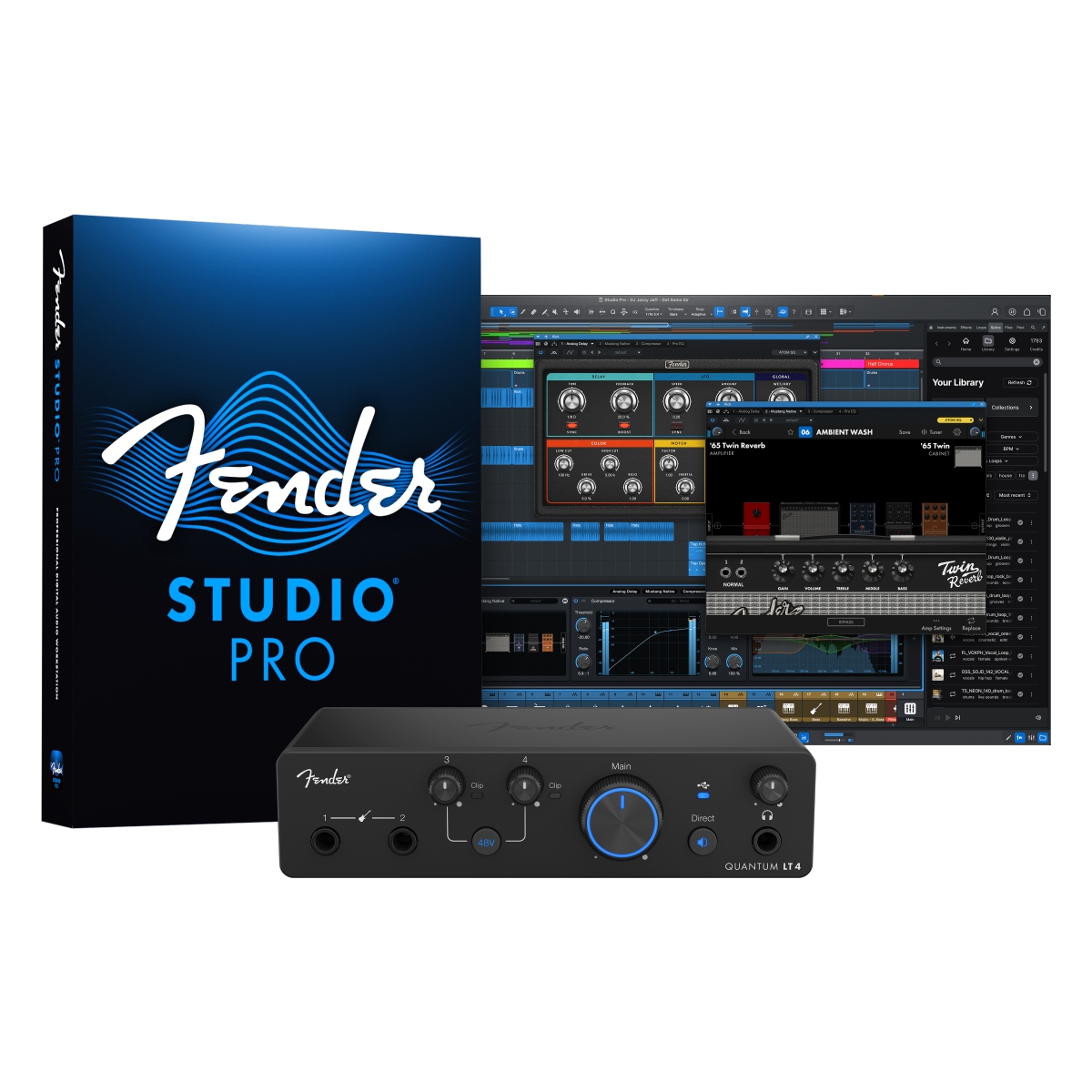 Fender Quantum LT 4 USB-C Audio Interface