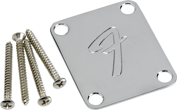 Fender Neckplate "F" chrome