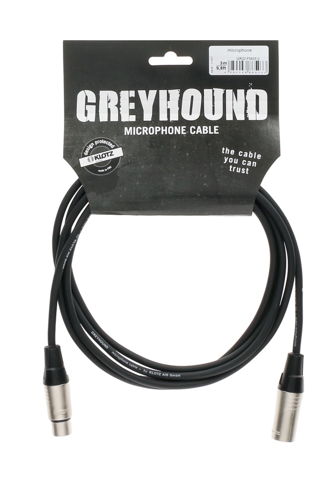 Klotz Greyhound Mikrofonkabel 0,5m